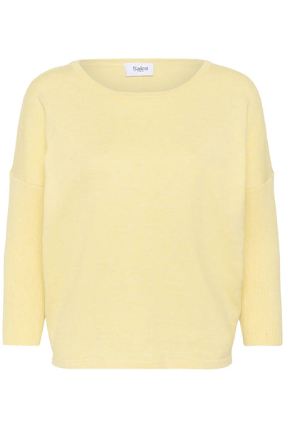 A2561, MilaSZ R-Neck Pullover Pineapple Slice Melange - 1207 - 30500003 Thumbnail