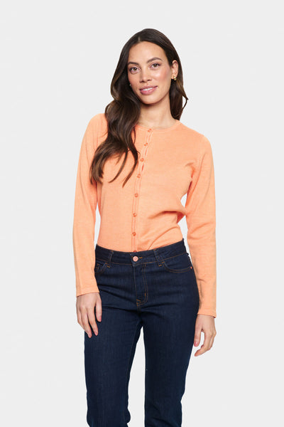 A8661, MilaSZ R-neck kofta Bird of Paradise Melange - 30500005 Thumbnail