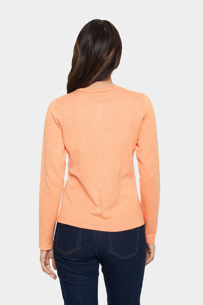 A8661, MilaSZ R-neck kofta Bird of Paradise Melange - 30500005 Thumbnail