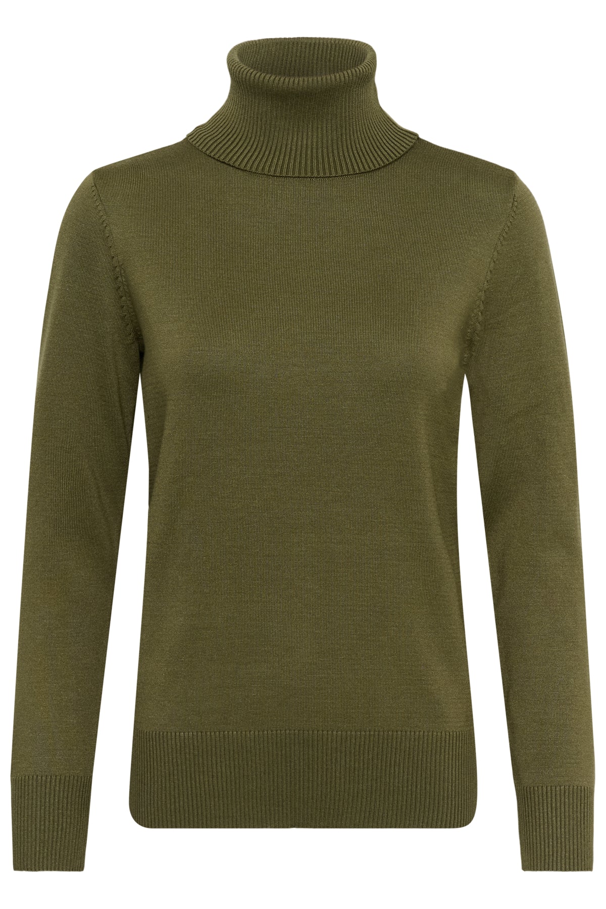 J2046, MilaSZ Rollneck Pullover Four Leaf Clover Melange - 180 - 30500018