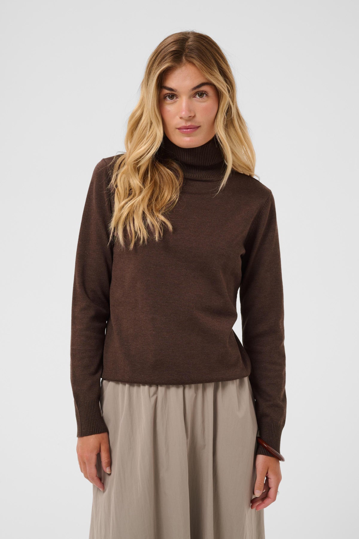J2046, MilaSZ Rollneck Pullover Bracken Melange - 1910151 - 30500018