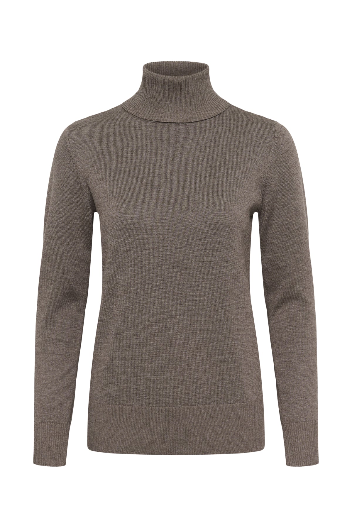 J2046, MilaSZ Rollneck Pullover Mink Melange - 1914301 - 30500018
