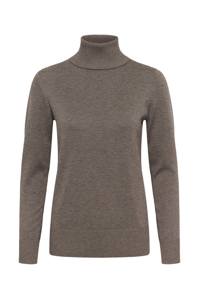J2046, MilaSZ Rollneck Pullover Mink Melange - 1914301 - 30500018 Thumbnail