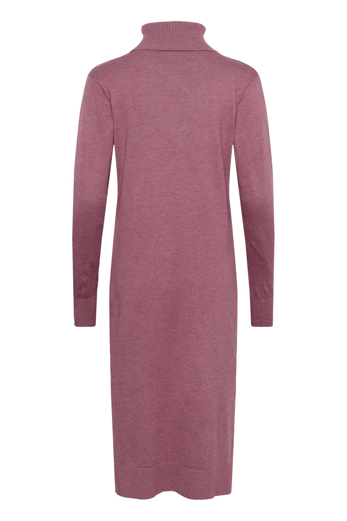 U6801, MilaSZ Rollneck Dress Red Violet Melange - 30501696