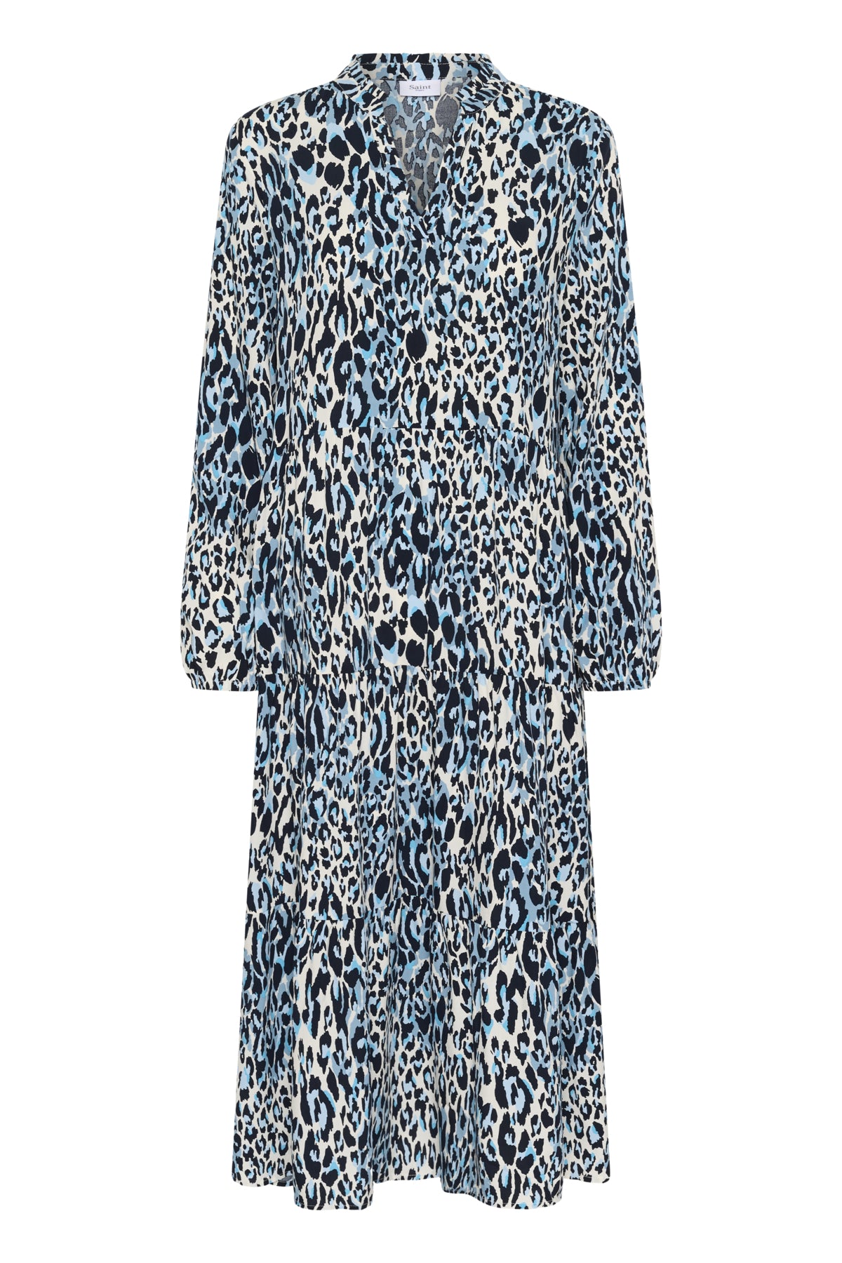 EdaSZ Maxiklänning Babys Breath Blue Animal - 30511115