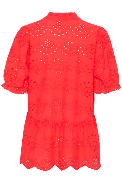 GeleksaSZ Blouse Flame Scarlet - 30511181 Thumbnail
