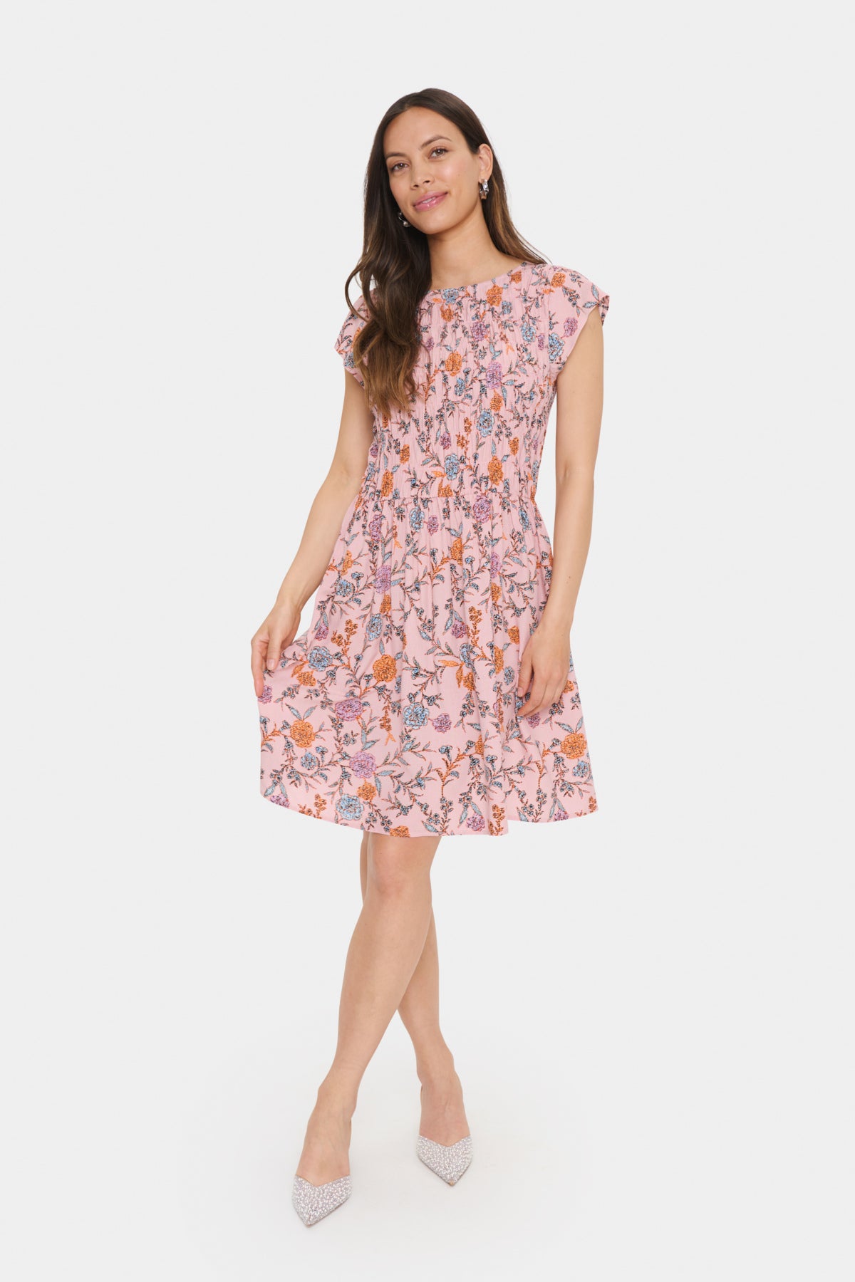 GislaSZ Klänning Pink Nectar Romantic Flowers - 30511203