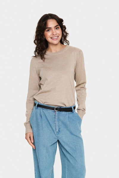 MilaSZ Pullover Plaza Taupe Melange - 30511753 Thumbnail