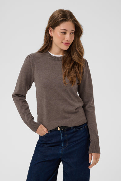 MilaSZ Pullover Mink Melange - 1914301 - 30511753 Thumbnail