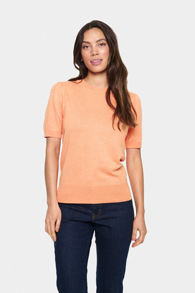 MilaSZ SS Pullover Bird of Paradise Melange - 30511788 Thumbnail
