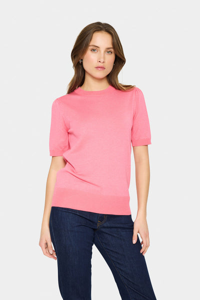 MilaSZ SS Pullover Fruit Dove Melange - 30511788 Thumbnail