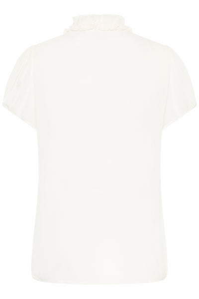 LiljaSZ Crinkle SS Shirt Ice - 30512464 Thumbnail