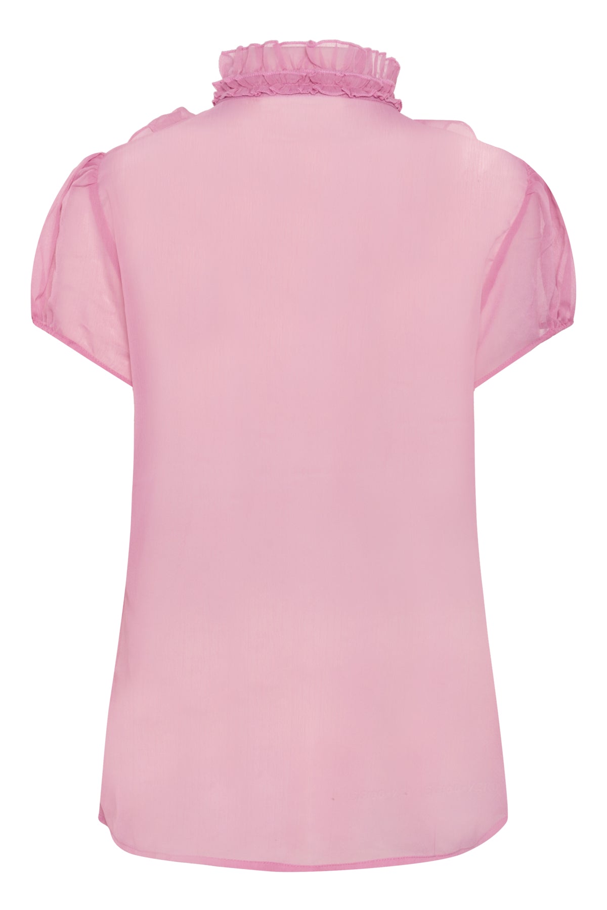 LiljaSZ Crinkle SS Shirt Wild Rose - 30512464