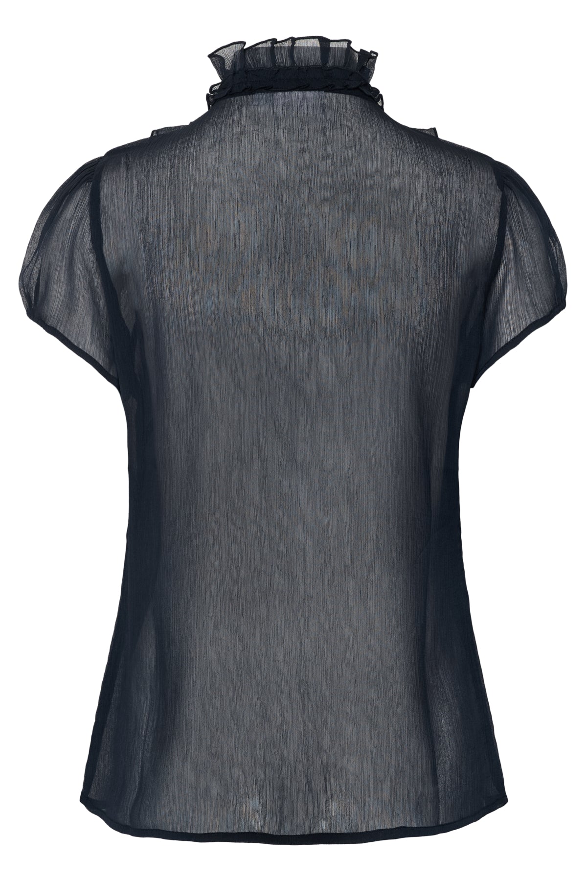 LiljaSZ Crinkle SS Shirt Night Sky - 30512464