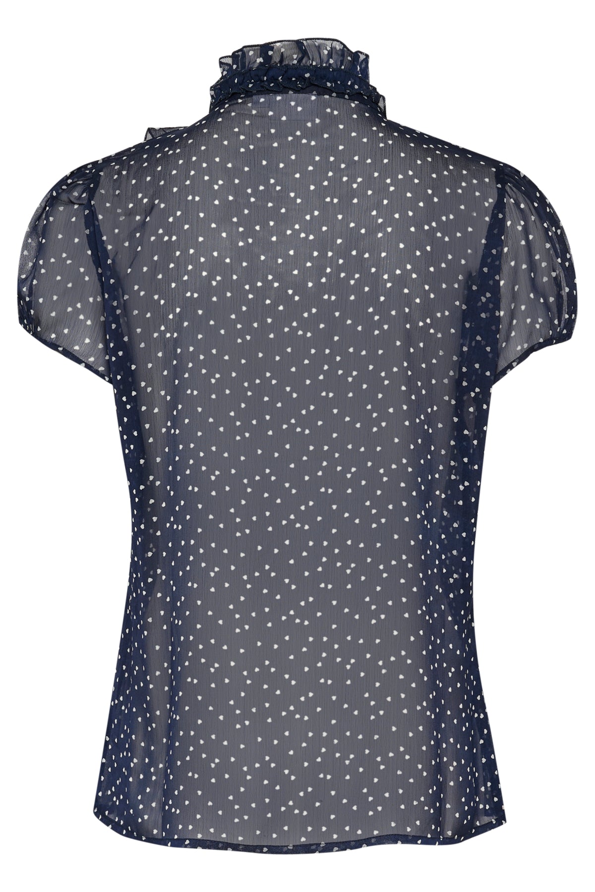 LiljaSZ Crinkle SS Shirt Baritone Ice Mini Hearts - 30512464