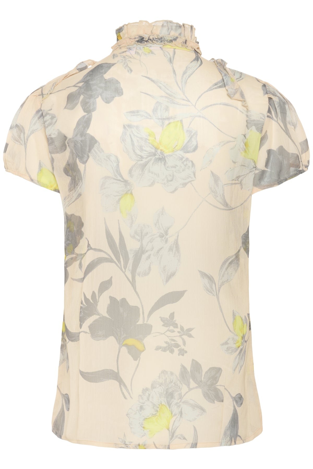 LiljaSZ Crinkle SS Shirt 30512464 Amberlight Clematis Blooms