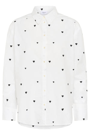 DianneSZ Skjorta Ice Black Hearts - 30513097