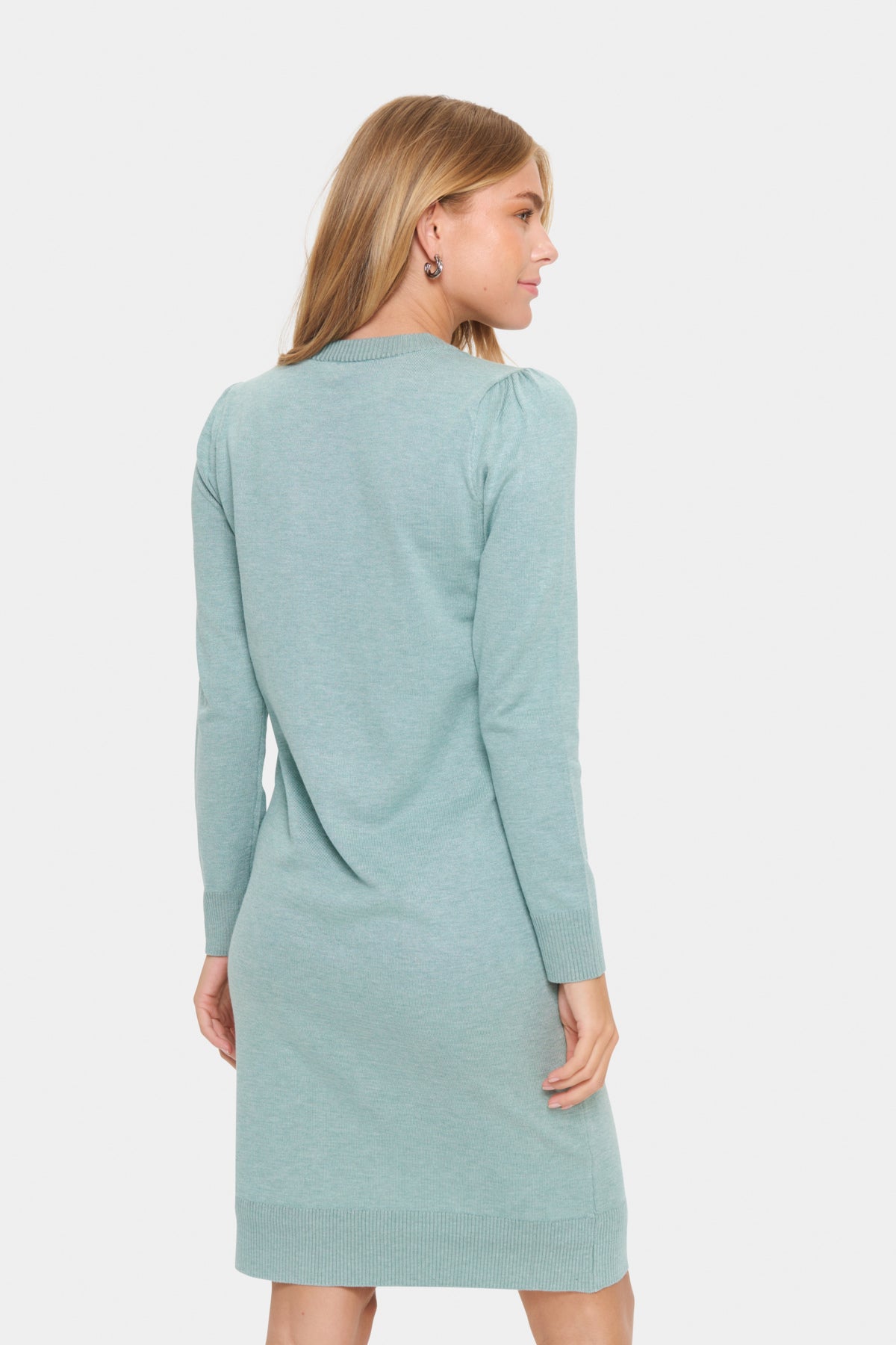 MilaSZ Klänning Blue Surf Melange - 30513136