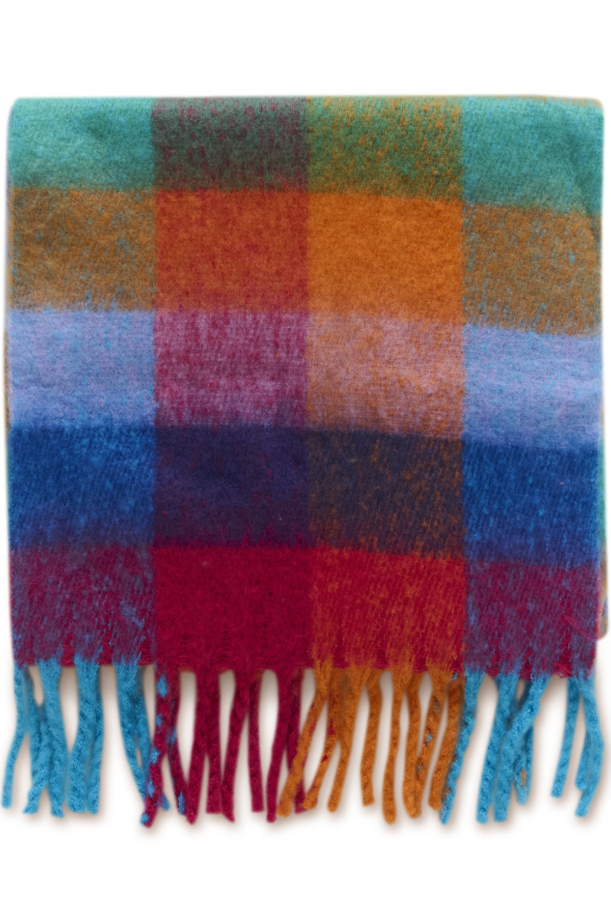 FalbertaSZ Scarf Red Multi Check - 305031 - 30513171