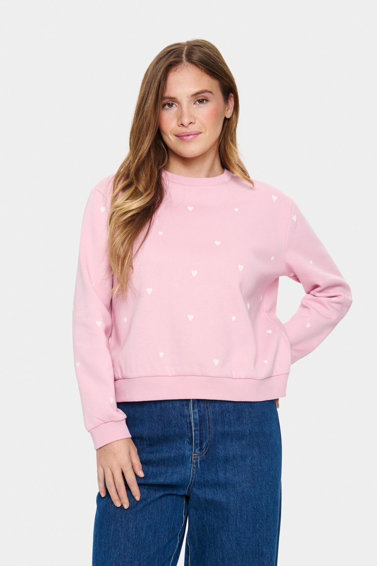 DagnaSZ Sweatshirt Pink Nectar Ice Harts - 30513176