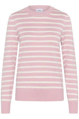 MilaSZ Randig Tröja Pink Nectar/Ice Mel Stripe - 30513355