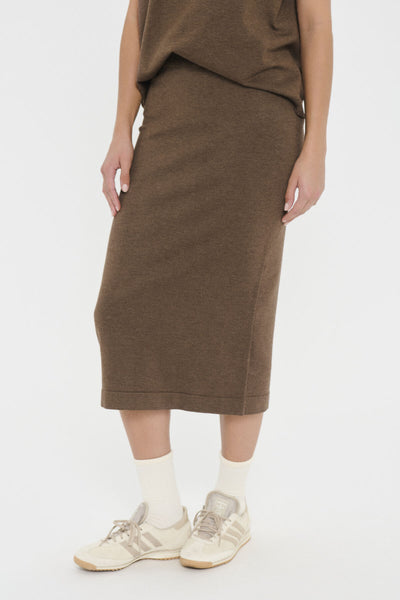 MilaSZ Skirt Fondue Fudge Melange - 30513421 Thumbnail