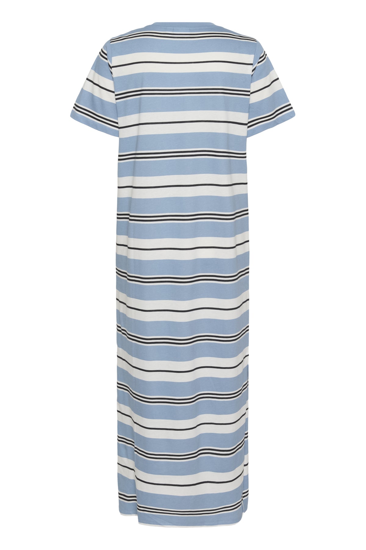 FariaSZ T-Shirt Dress Allure Ice Black Stripe - 30513436