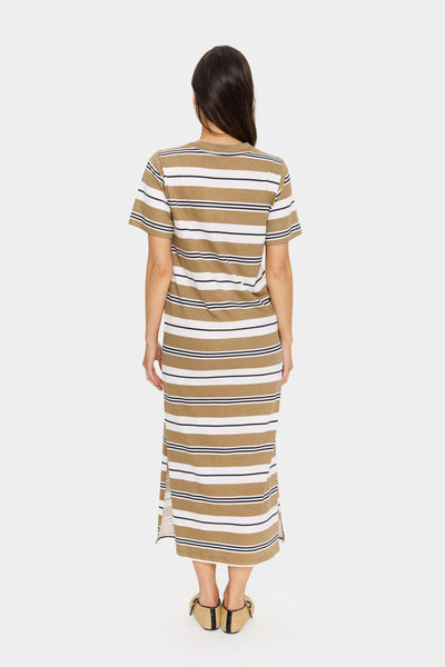 FariaSZ T-Shirt Dress Kelp Ice Black Stripe - 30513436 Thumbnail