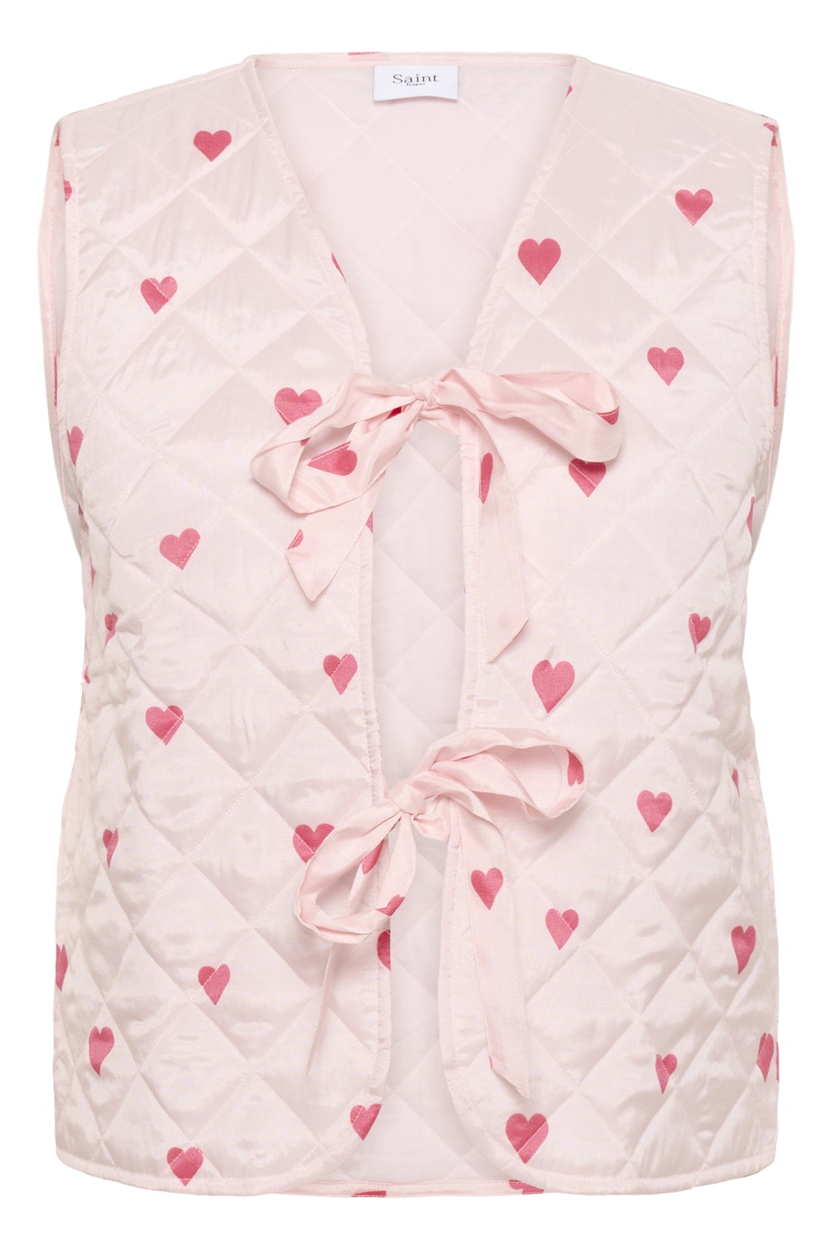 EvittaSZ Quilt Vest Barely Pink Big Hearts - 30513571