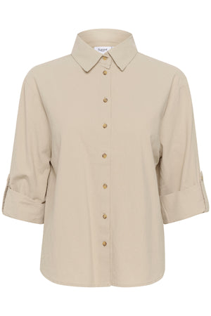 ZalindaSZ Skjorta Plaza Taupe - 30513819