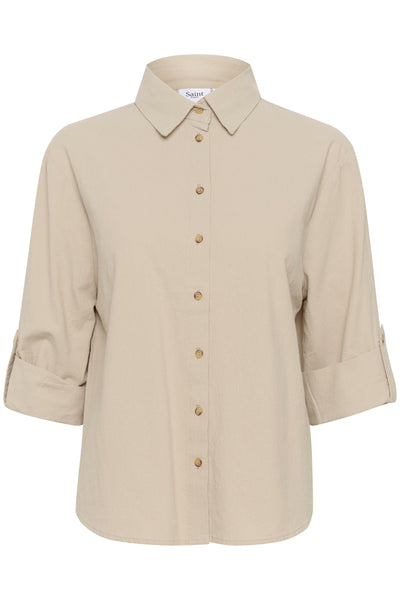 ZalindaSZ Skjorta Plaza Taupe - 30513819 Thumbnail