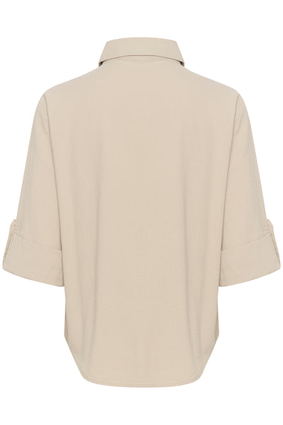 ZalindaSZ Skjorta Plaza Taupe - 30513819 Thumbnail