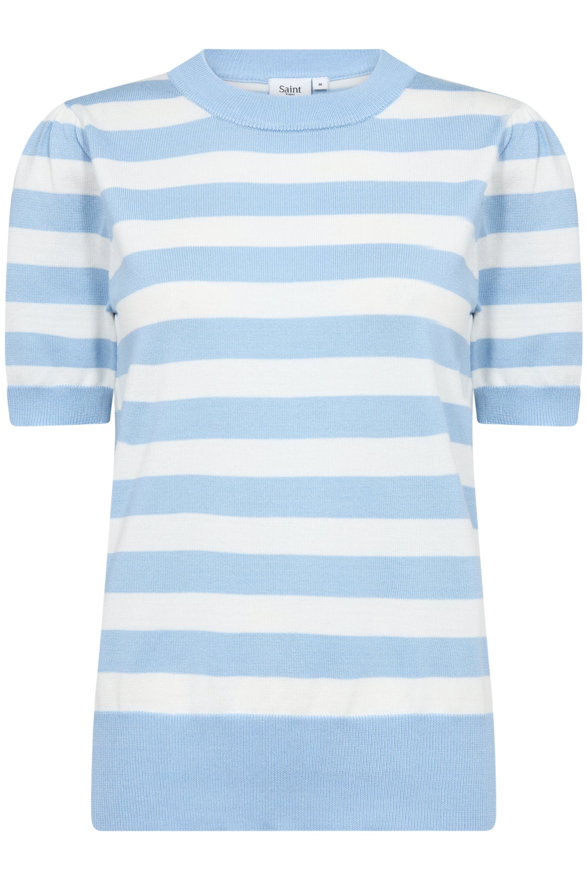 MilaSZ SS Block Stripe Pullover Airy Blue Ice Block Stripe - 30513931