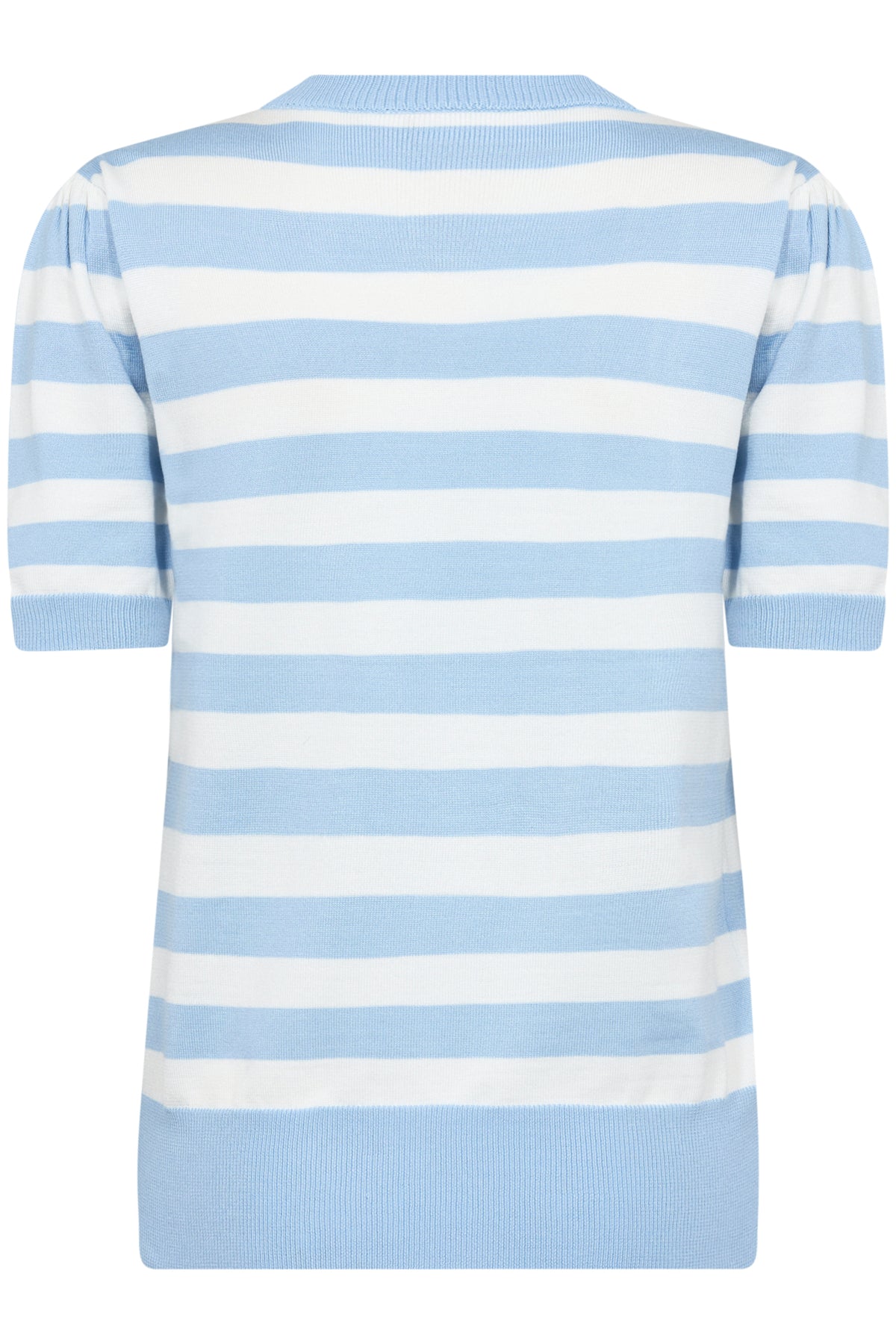 MilaSZ SS Block Stripe Pullover Airy Blue Ice Block Stripe - 30513931