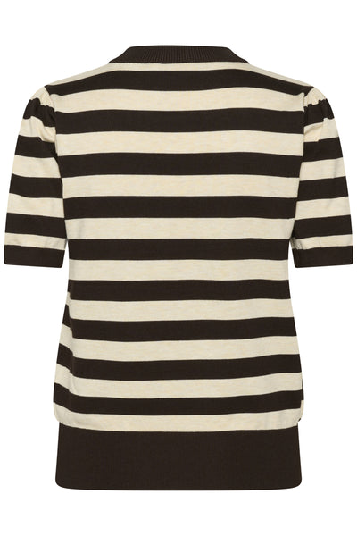 MilaSZ SS Block Stripe Pullover Mol‚ Brown Rice Block Stripe - - 30513931 Thumbnail