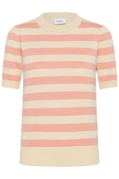 MilaSZ SS Block Stripe Pullover Blooming Ivory Block Stripe - - 30513931 Thumbnail