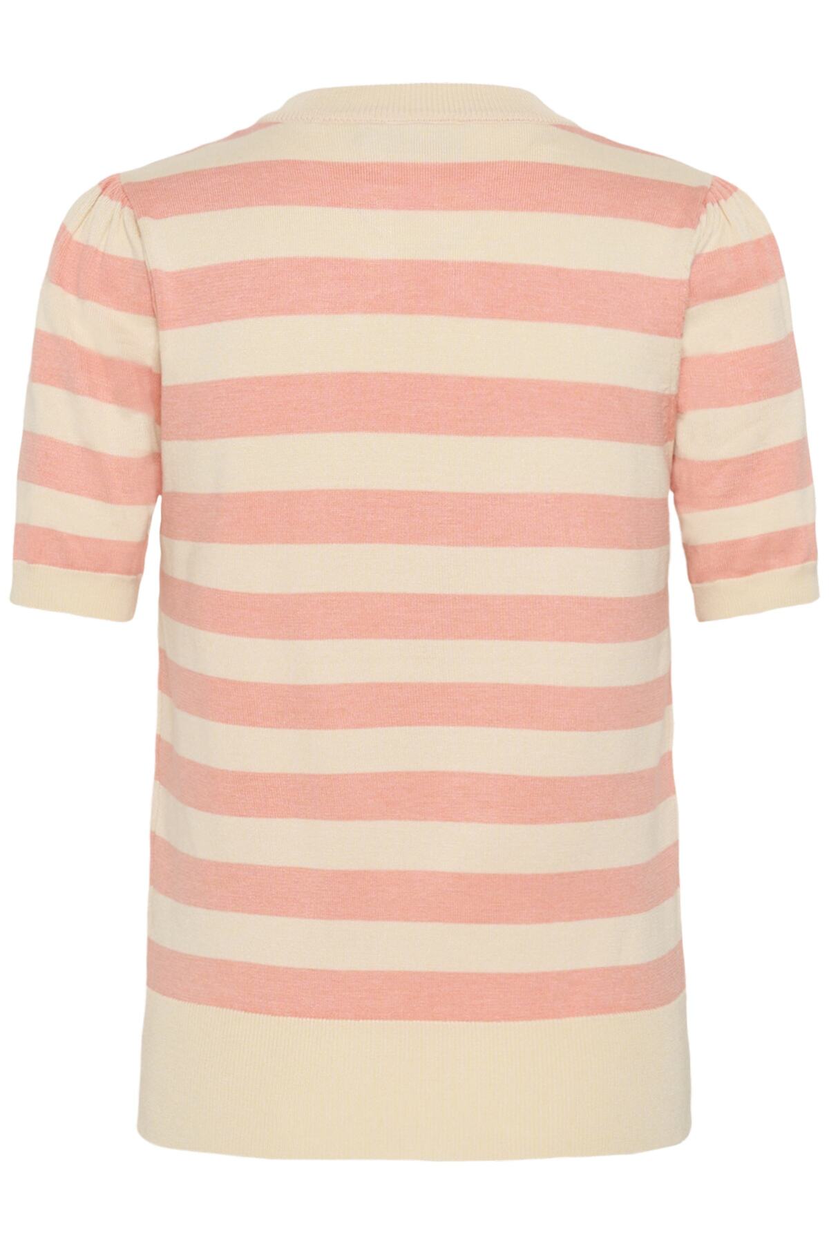 MilaSZ SS Block Stripe Pullover Blooming Ivory Block Stripe - - 30513931