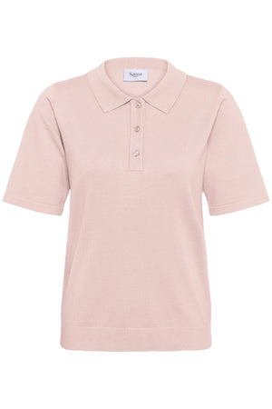 MilaSZ Polo SS Pullover Chalk Pink - 131904 - 30513958