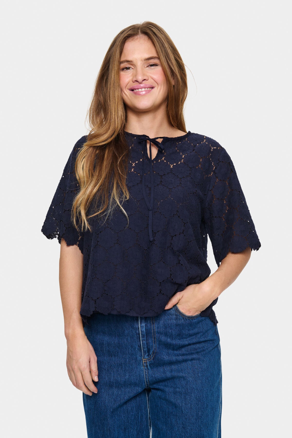 ZojaSZ Blouse Baritone Blue - 30514049