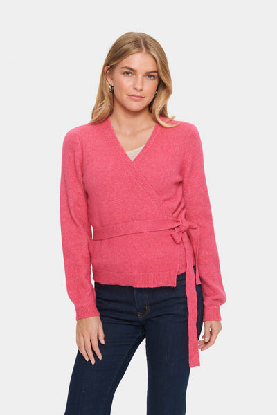 LarnaSZ Wrap Cardigan Fruit Dove - 30514147 Thumbnail