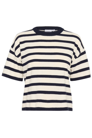 LikamSZ Randig Tröja Winter White Nightsky Stripe - 30514161