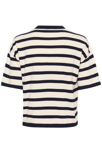 LikamSZ Randig Tröja Winter White Nightsky Stripe - 30514161 Thumbnail