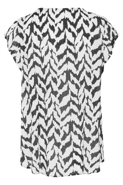 VegaSZ Adele SS Top Small Monochrome Strokes Thumbnail