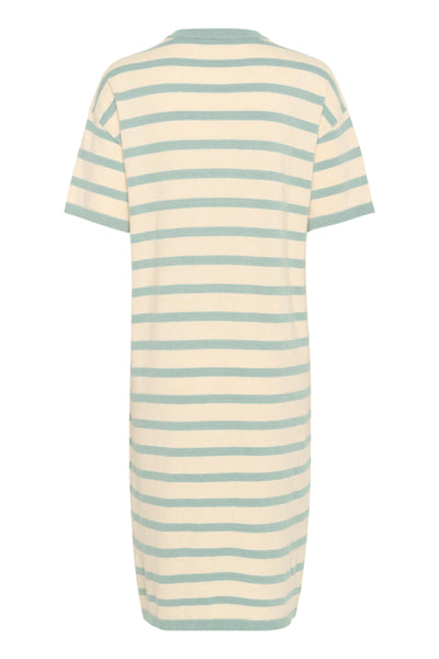 LikamSZ Randig Klänning Fog Blue Surf Stripe - 30514204 Thumbnail