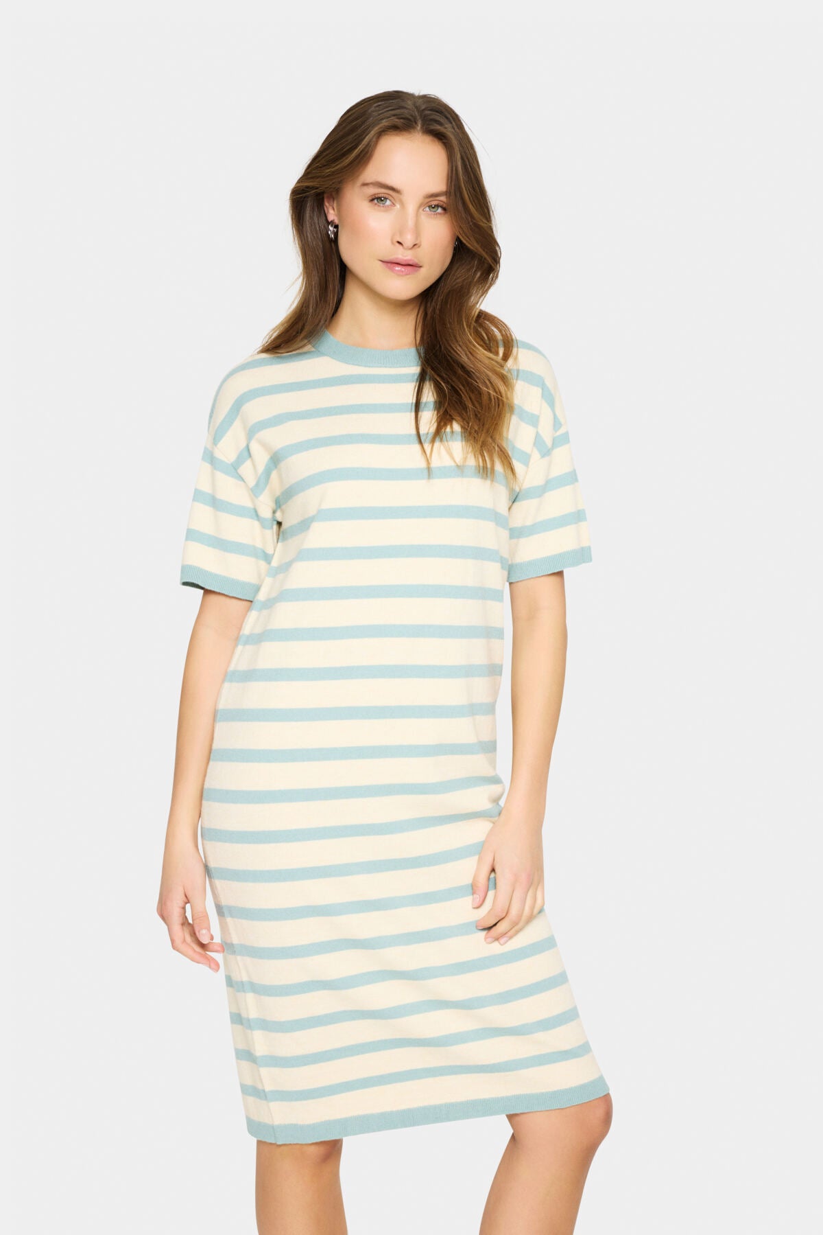 LikamSZ Randig Klänning Fog Blue Surf Stripe - 30514204