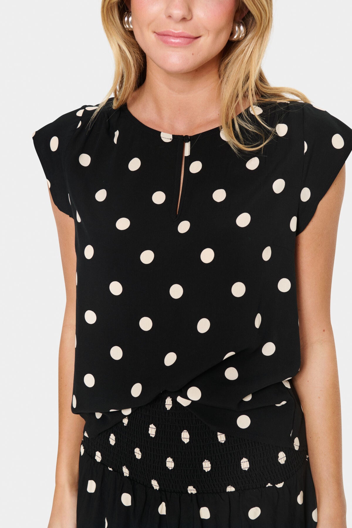 GislaSZ Top Black Crème Brûlée Big Dot - 30514245
