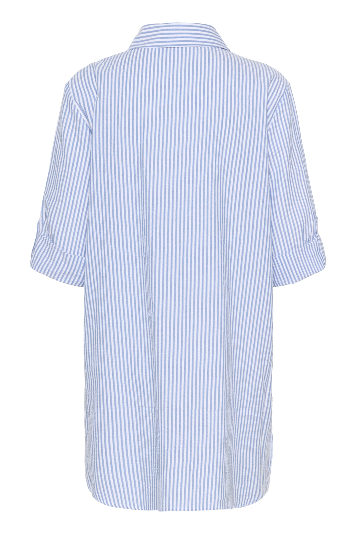 HaddaSZ Tunika Chambray Blå Vit Randig - 30514254