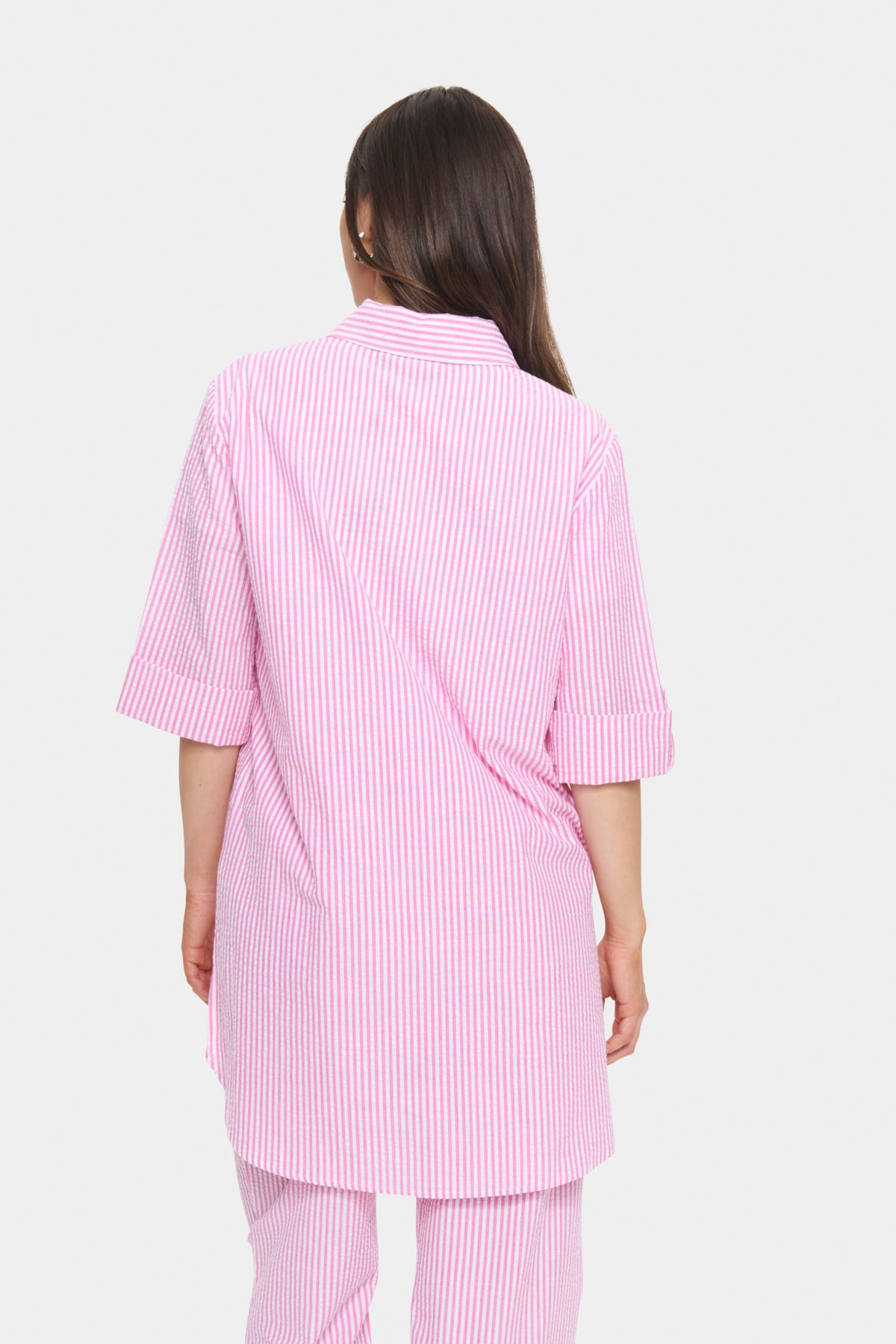 HaddaSZ Tunika Fandango Rosa Vit Randig - 30514254