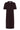 MilaSZ Polo SS Dress Chocolate Plum - 30514319