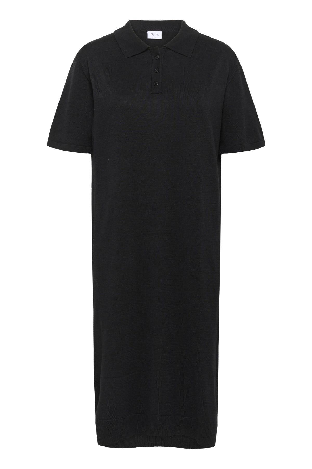MilaSZ Polo SS Dress Black - 30514319
